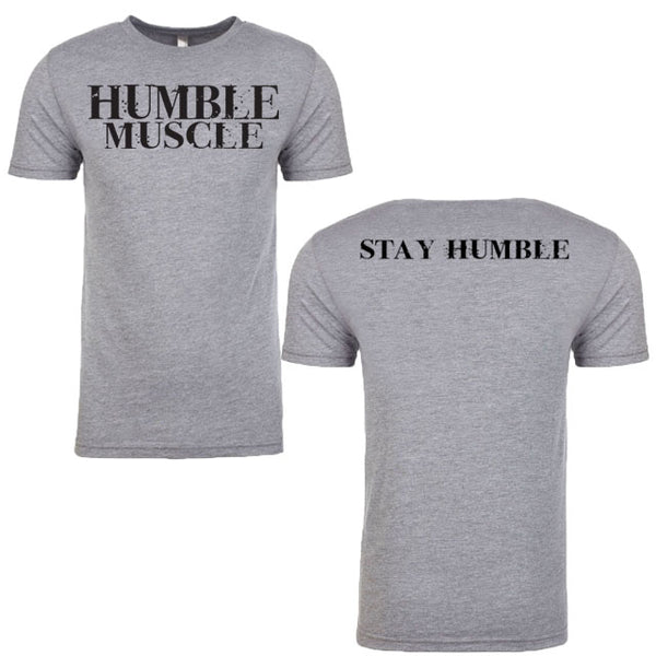 Mens Tee | Stay Humble | Heather Grey
