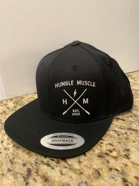 Unisex Snapback Hat | HM X | Black